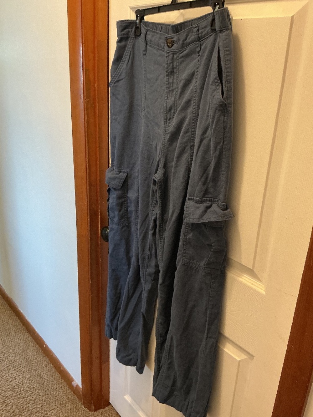 Super wide leg cargo pants